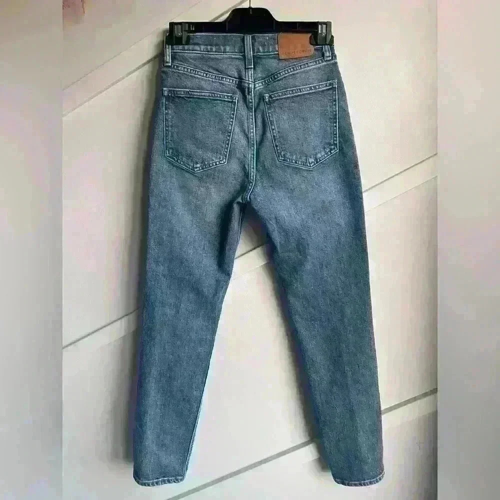 Aritzia Denim Forum The Yoko High Rise Slim Denim size 25 Vintage Wash Cotton - Picture 10 of 15